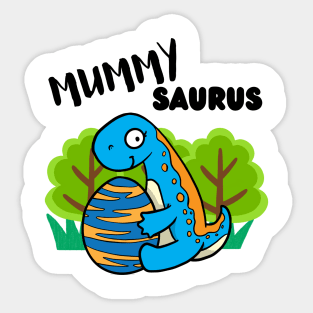 Mummysaurus - a family of dinosaurs Sticker